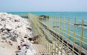 Склопластикова арматура в берегових спорудах.